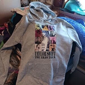 Taylor Swift Gray Graphic Hoodie
